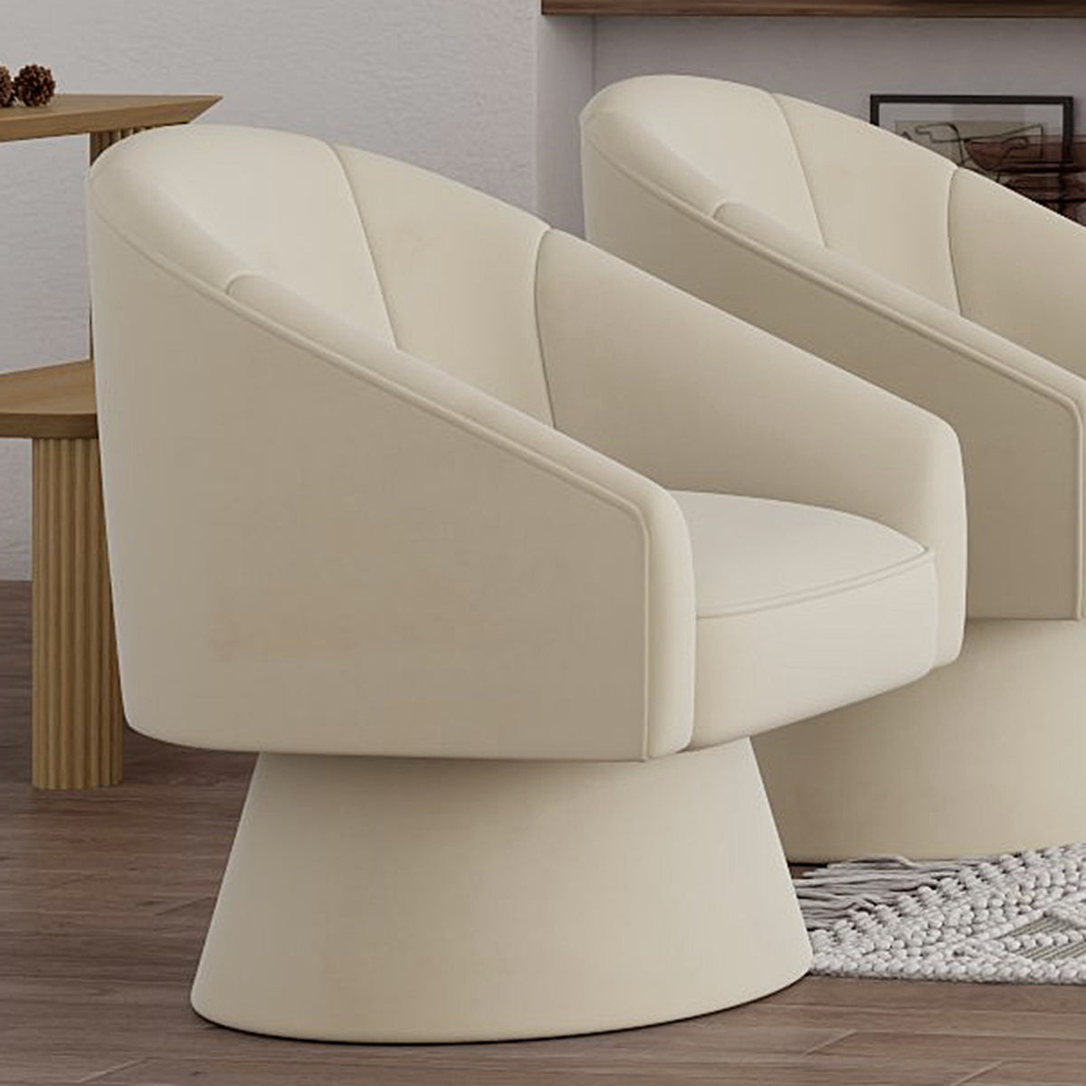 Aggio Accent Chair (Ivory)