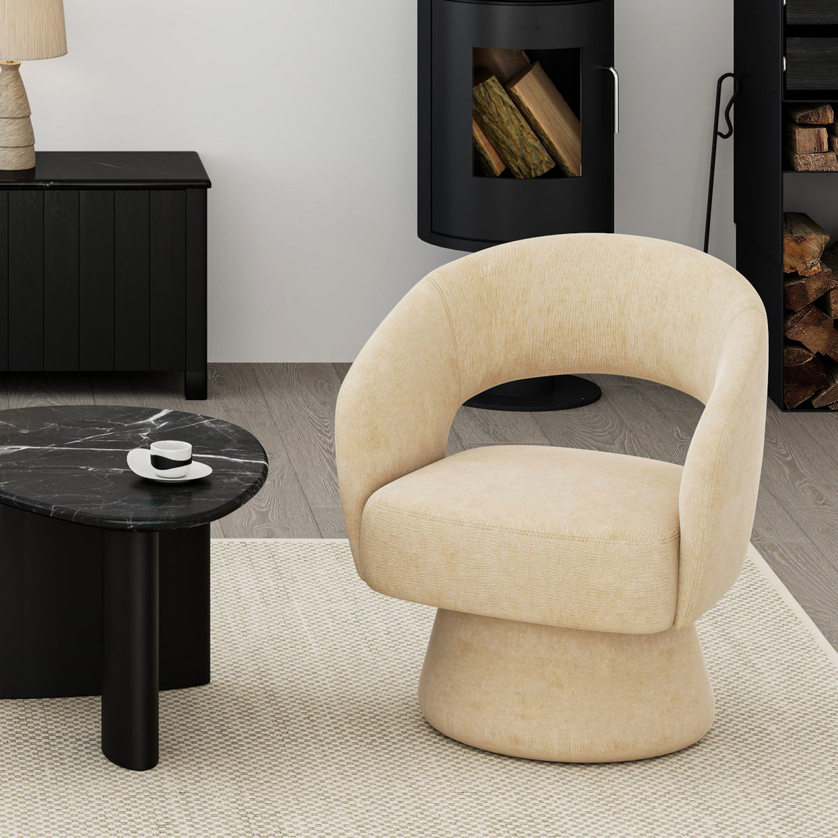 Santo Accent Chair (Beige)