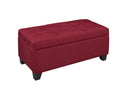 Storage Ottoman (Red)