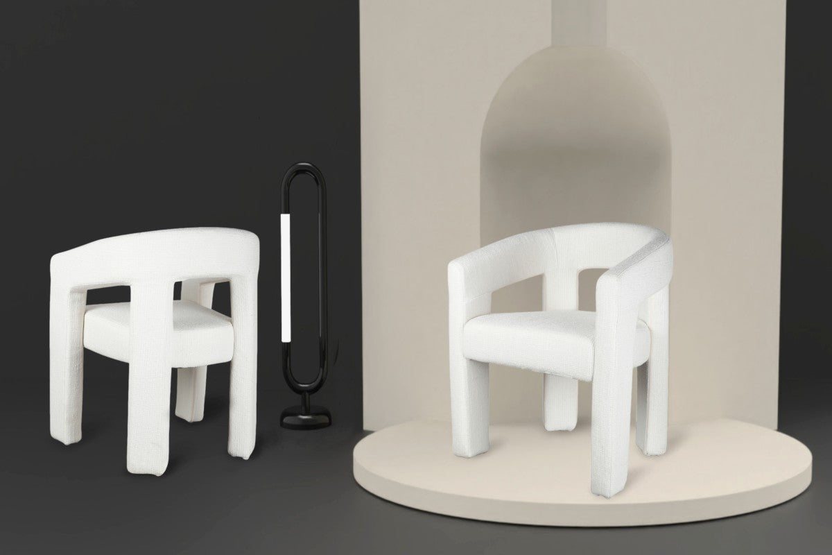Bella Dining Chair (White) (Set of 2)