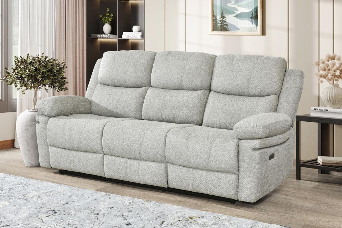 Thea Power Recliner Sofa (Beige)
