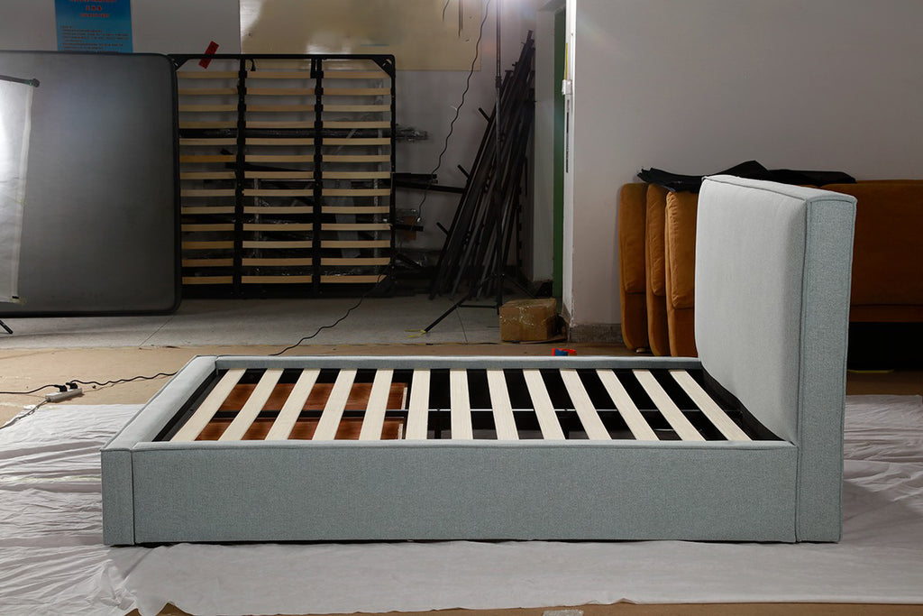 King Storage Bed (Blue)