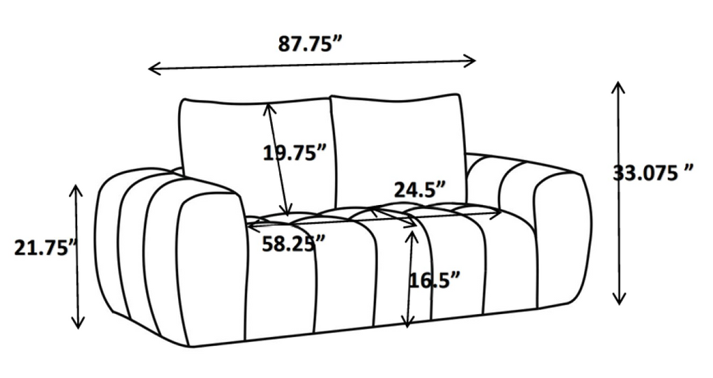 Sofa (Burgundy)