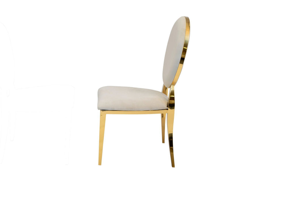 Zara Dining Chair – Gold