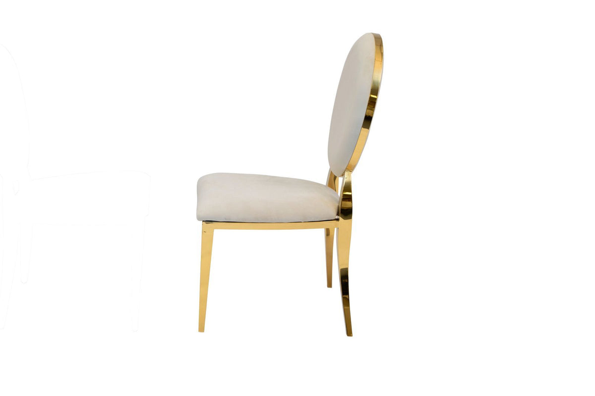 Zara Dining Chair – Gold