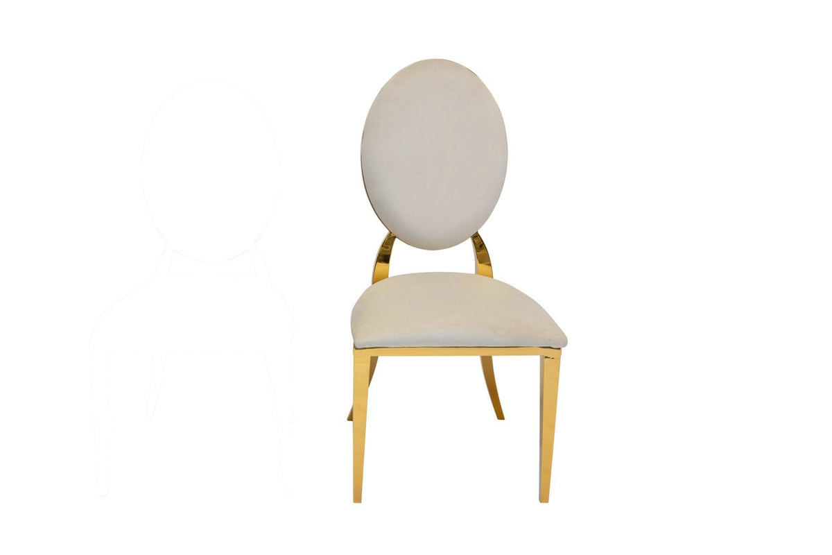 Zara Dining Chair – Gold