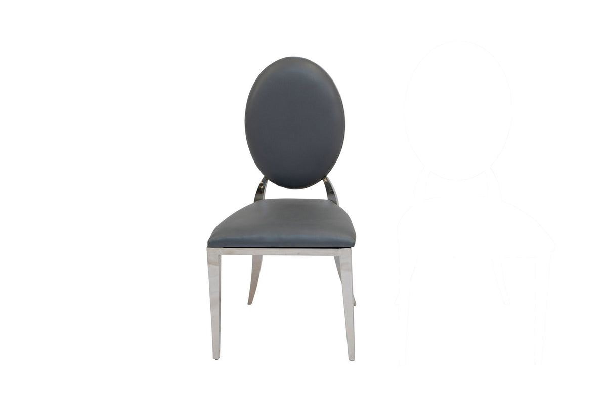 Zara Dining Chair – Silver