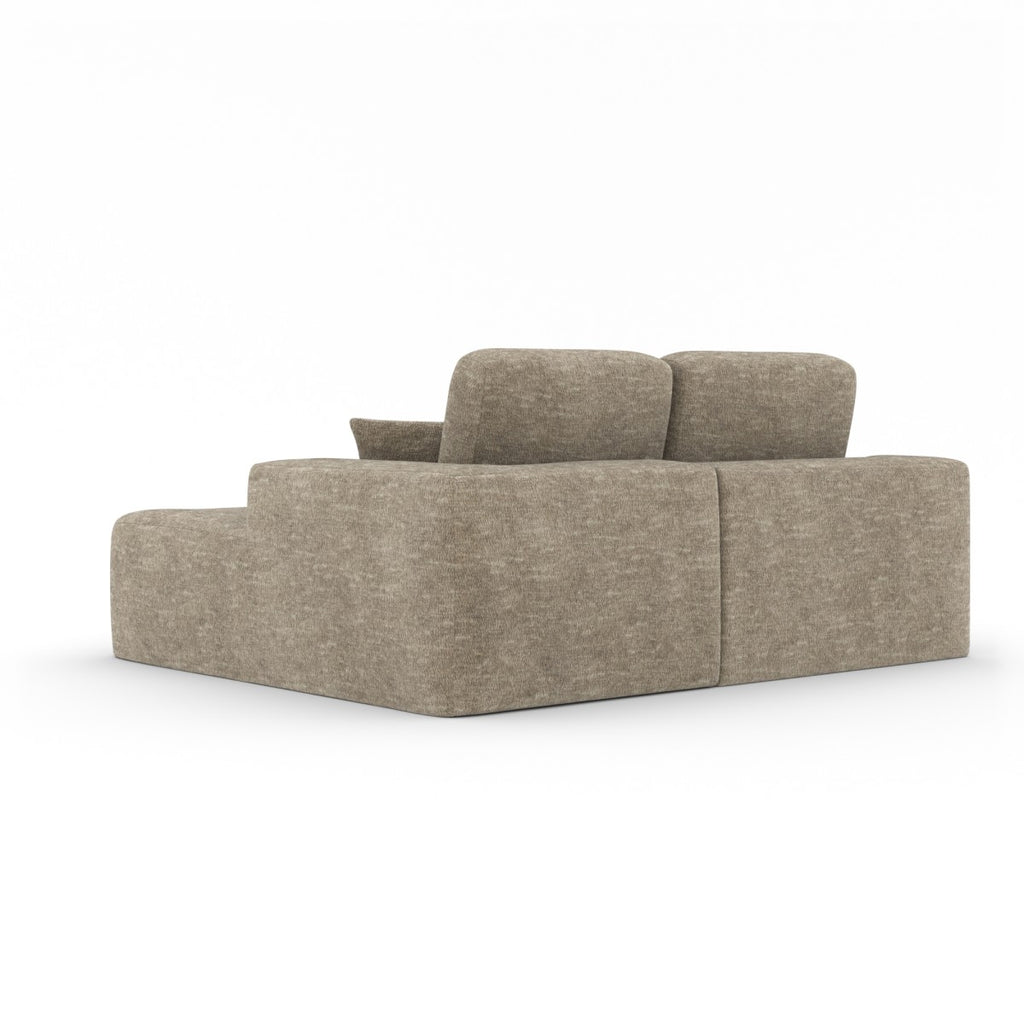 Simone Sectional W/Ottoman (Taupe)