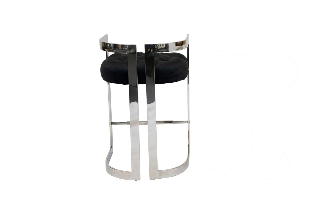 Lynda Pub Chair – Silver