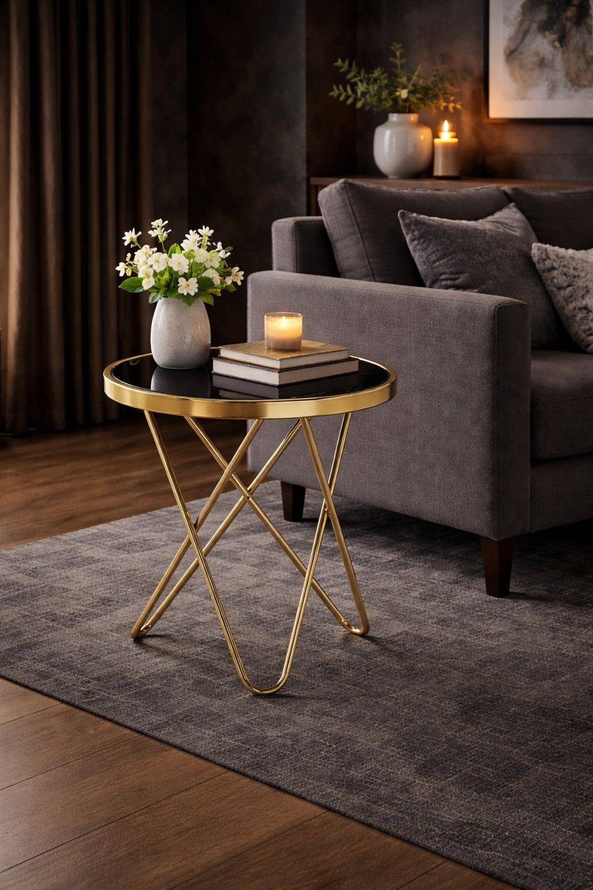 Accent Table (Rose Gold)