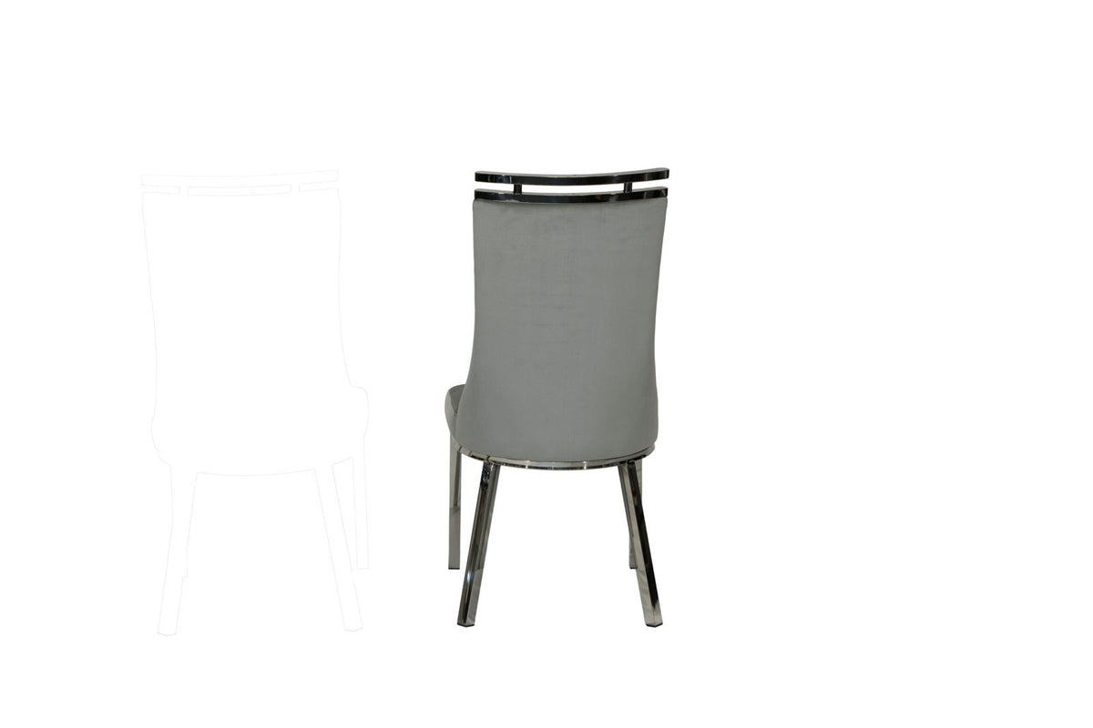 Capri Dining Chair – Black Nickel