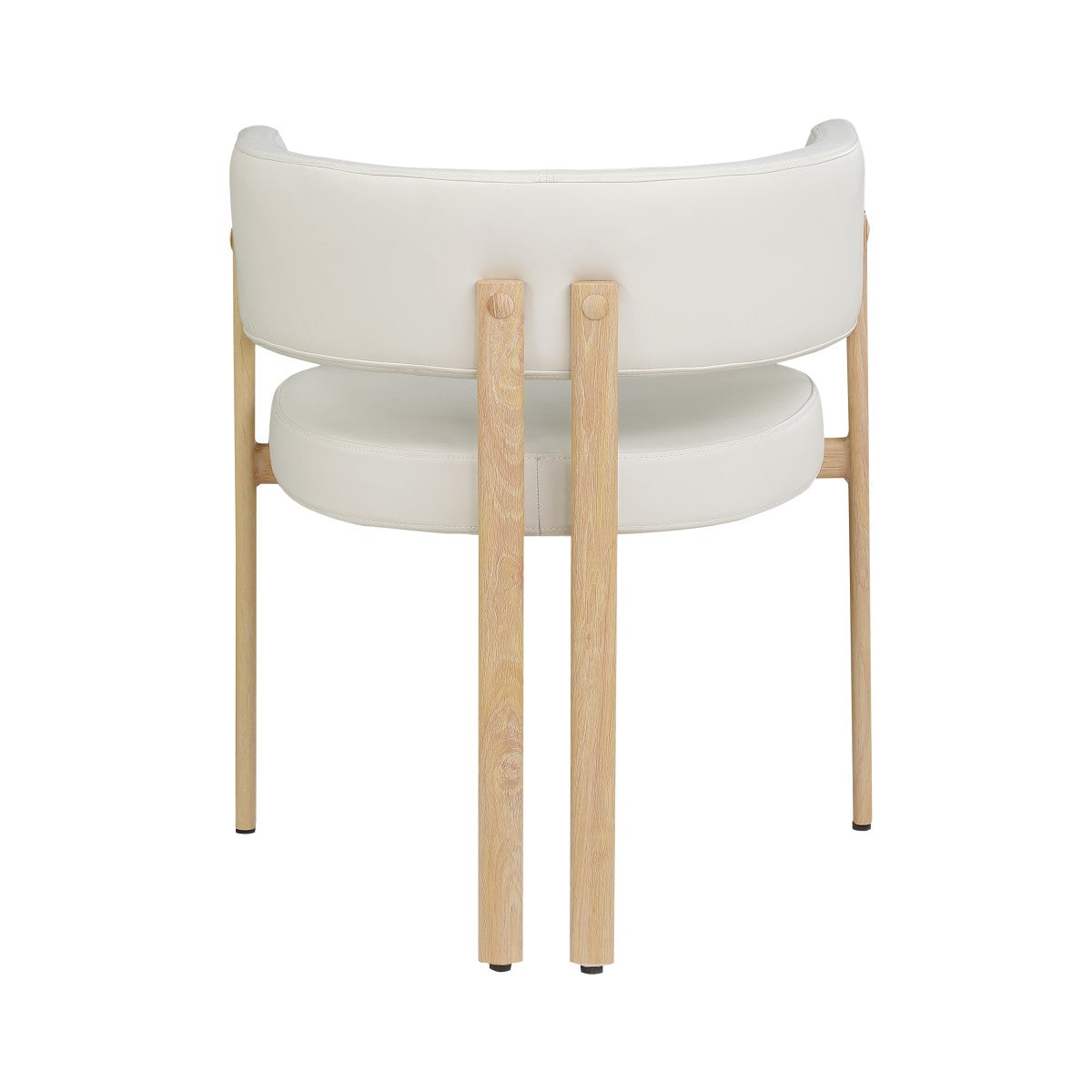 Belisse Dining Chair (Cream/Oak) (Set of 2)
