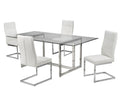 5-Piece Dining Set (White)
