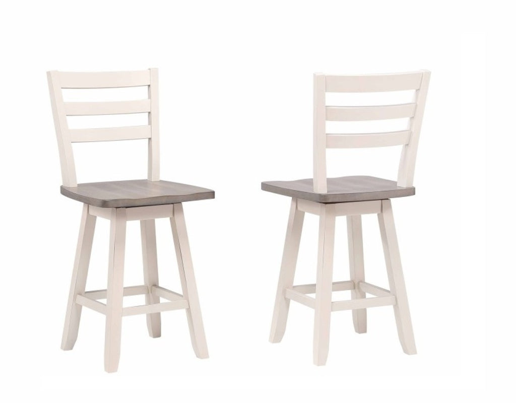 Counter Stool (Grey/White) (Set of 2)