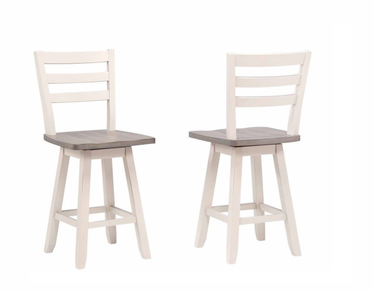 Counter Stool (Grey/White) (Set of 2)