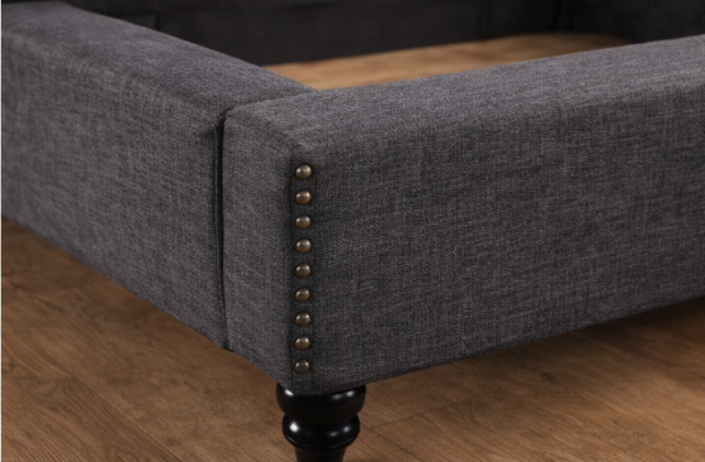 King Platform Bed (Grey) - B1920K-GR
