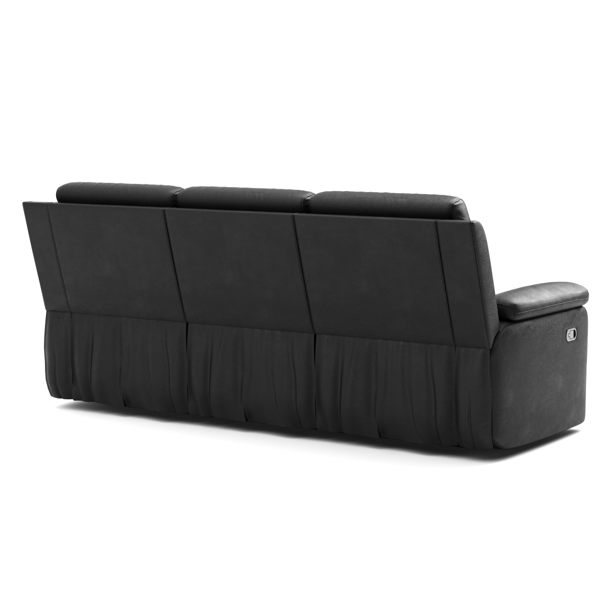Nelson Recliner Sofa (Black)