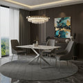 Genesis & Tina Marble Rectangle Dining Set