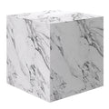 Artemis Square Accent Table (Bulgari White)