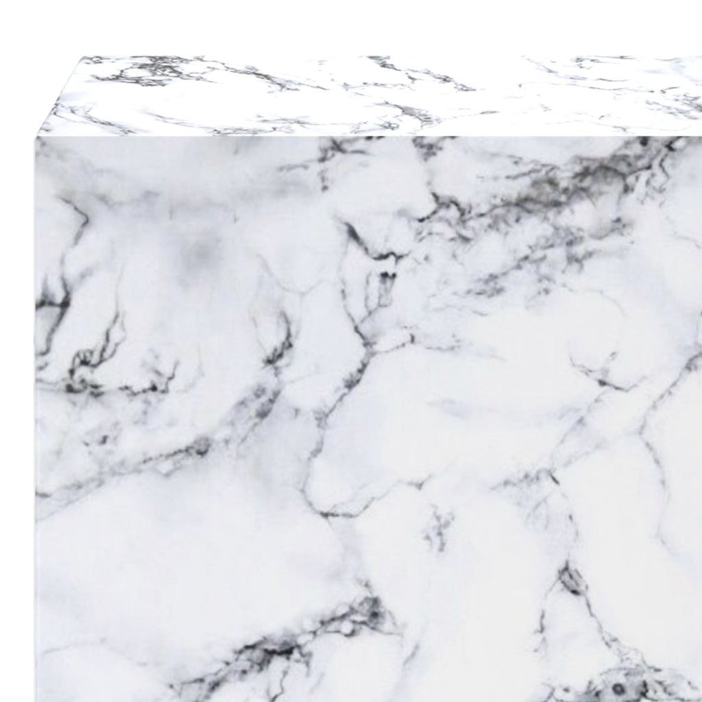 Artemis Tall Accent Table (Bulgari White)