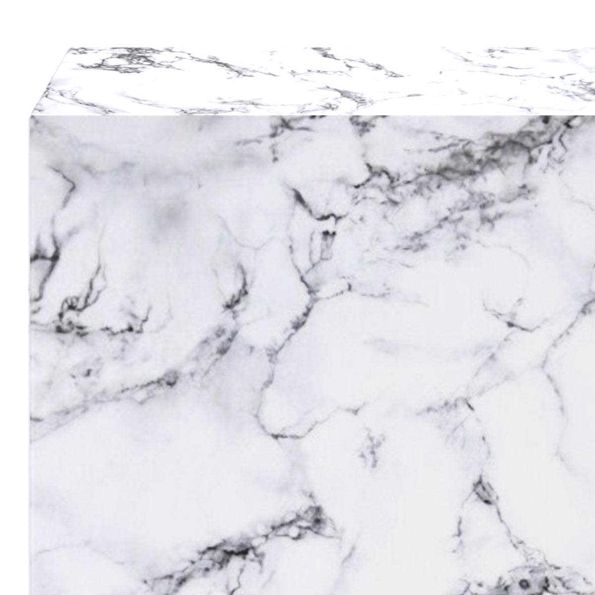 Artemis Tall Accent Table (Bulgari White)