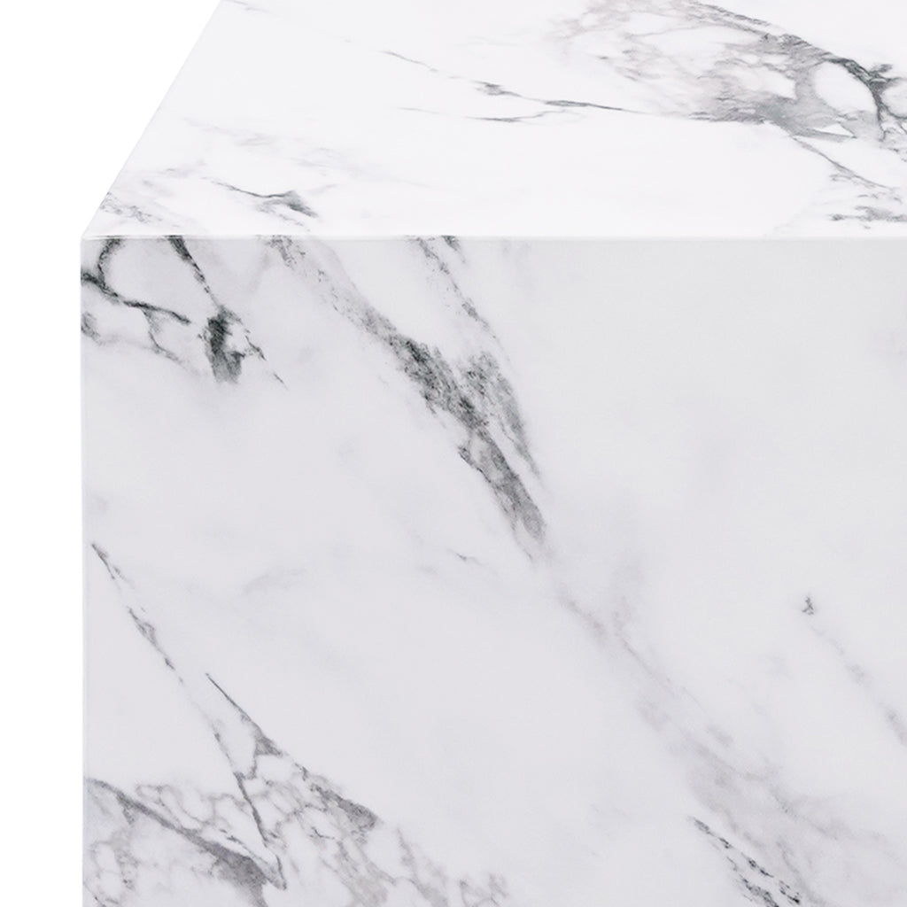 Artemis Tall Accent Table (Bulgari White)