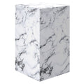 Artemis Tall Accent Table (Bulgari White)