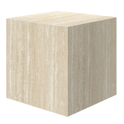 Artemis Square Accent Table (Travertine)
