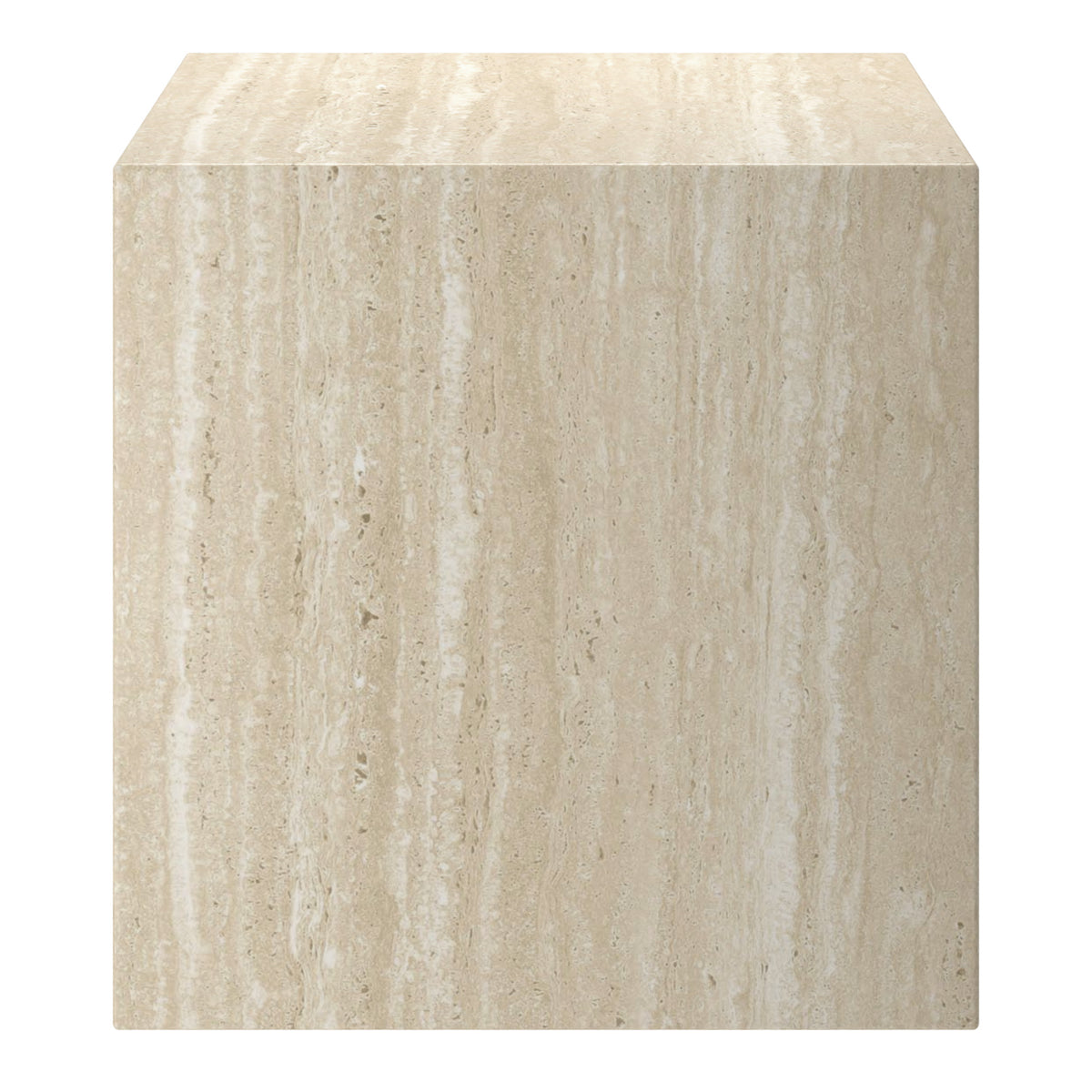 Artemis Square Accent Table (Travertine)