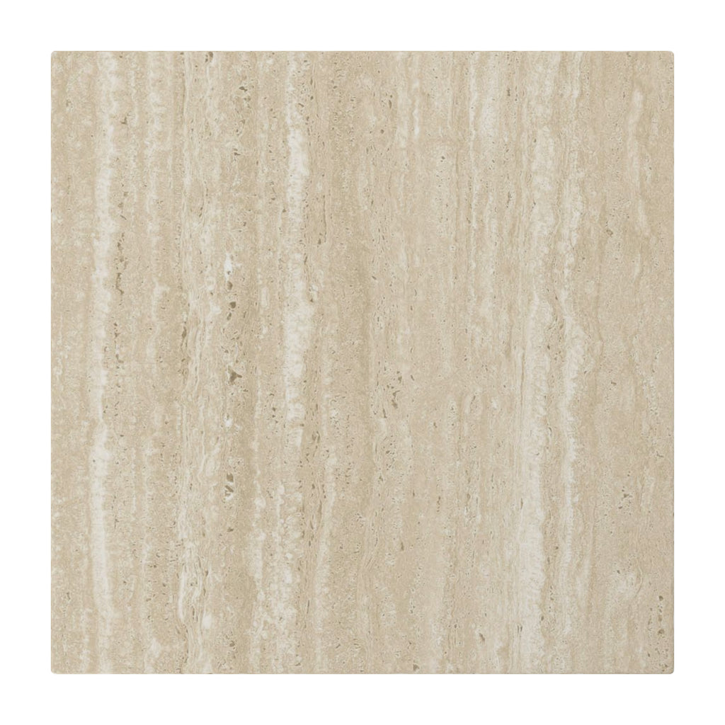 Artemis Square Accent Table (Travertine)