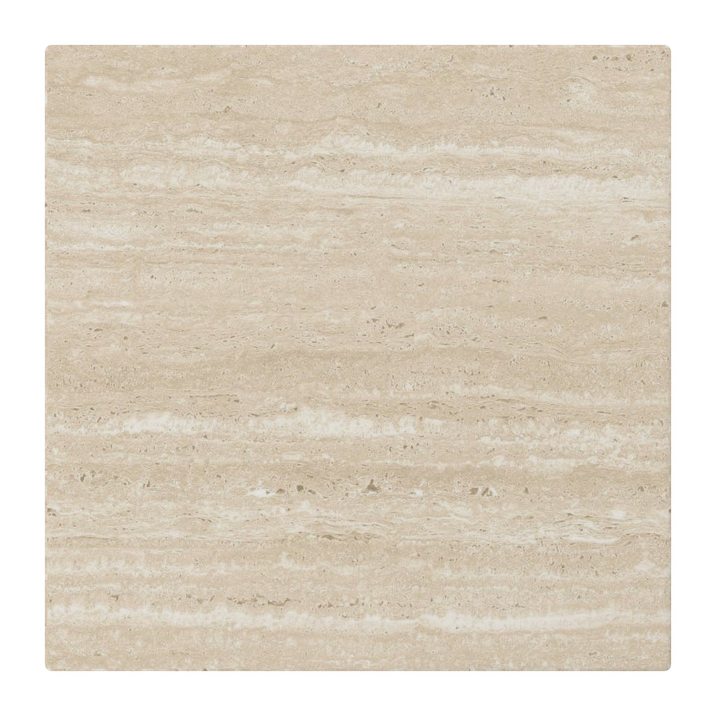 Atticus Square Accent Table (Travertine)