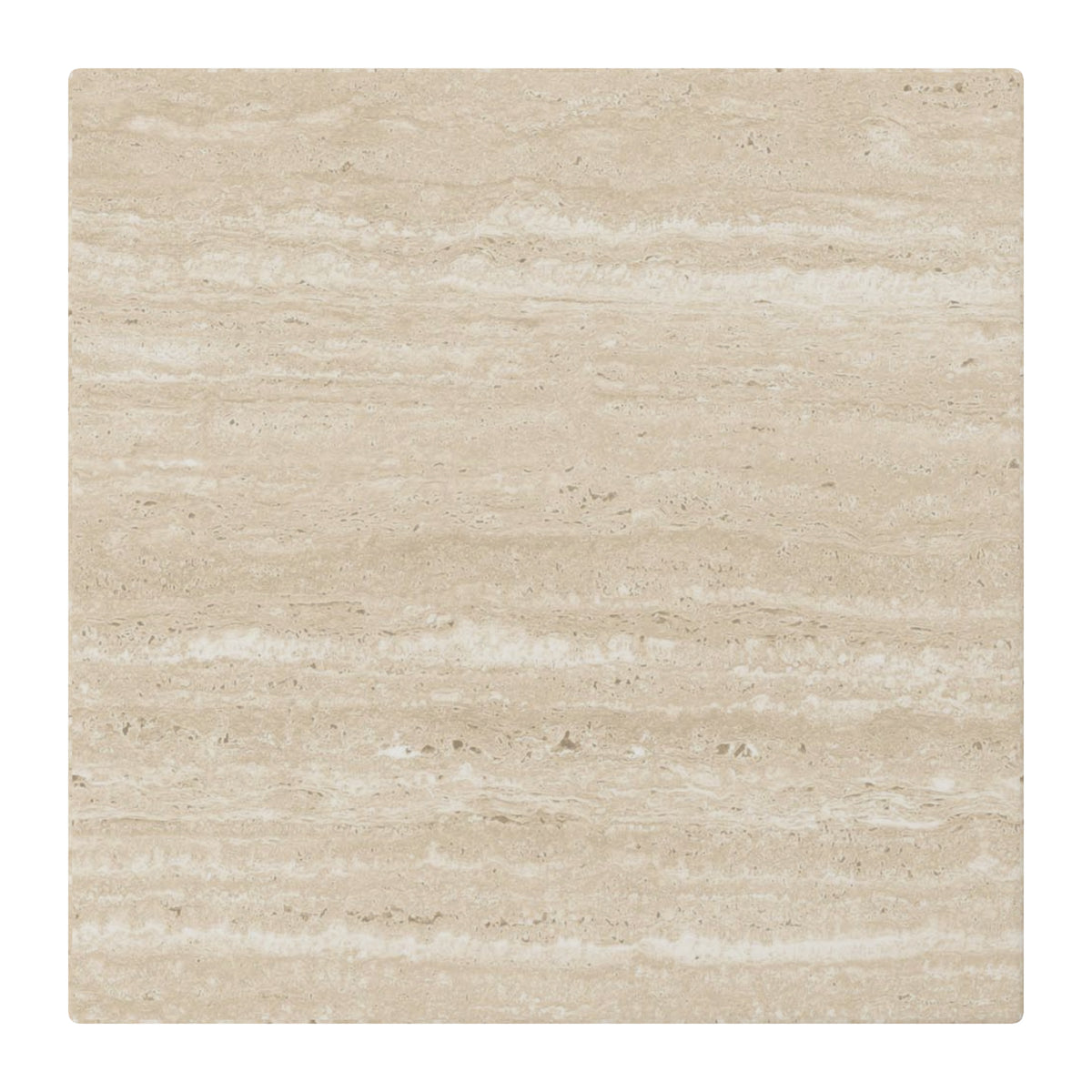 Atticus Square Accent Table (Travertine)