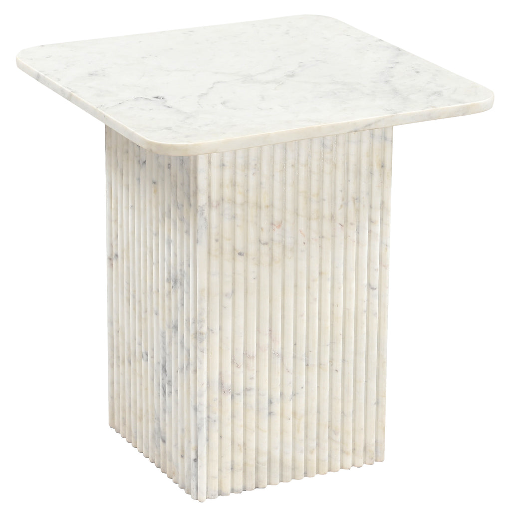 Roland Square Accent Table (White)