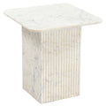 Roland Square Accent Table (White)