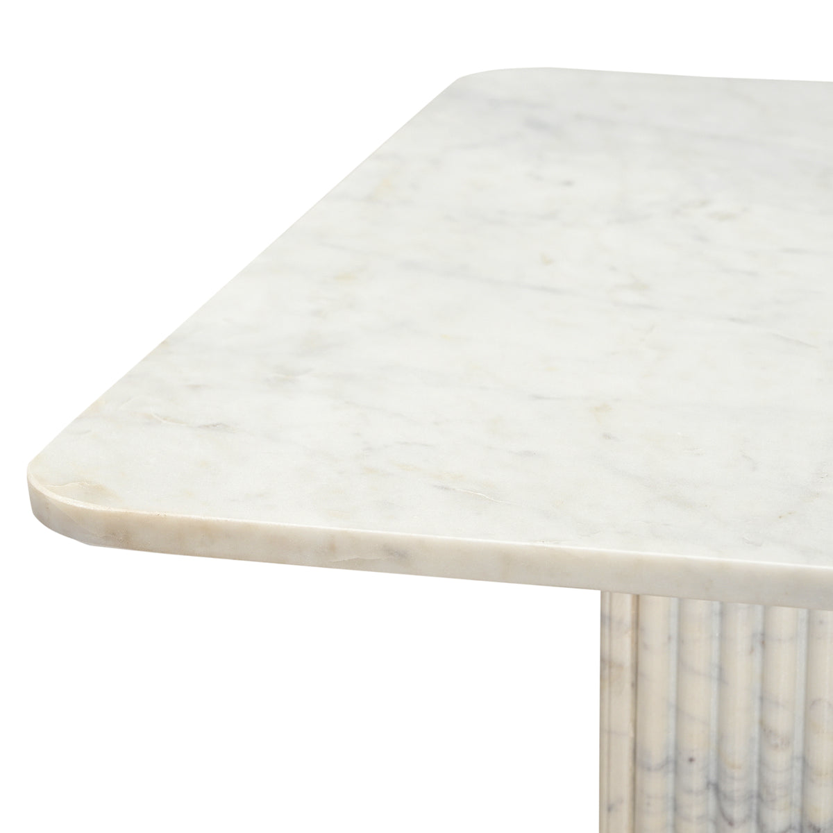 Roland Square Accent Table (White)