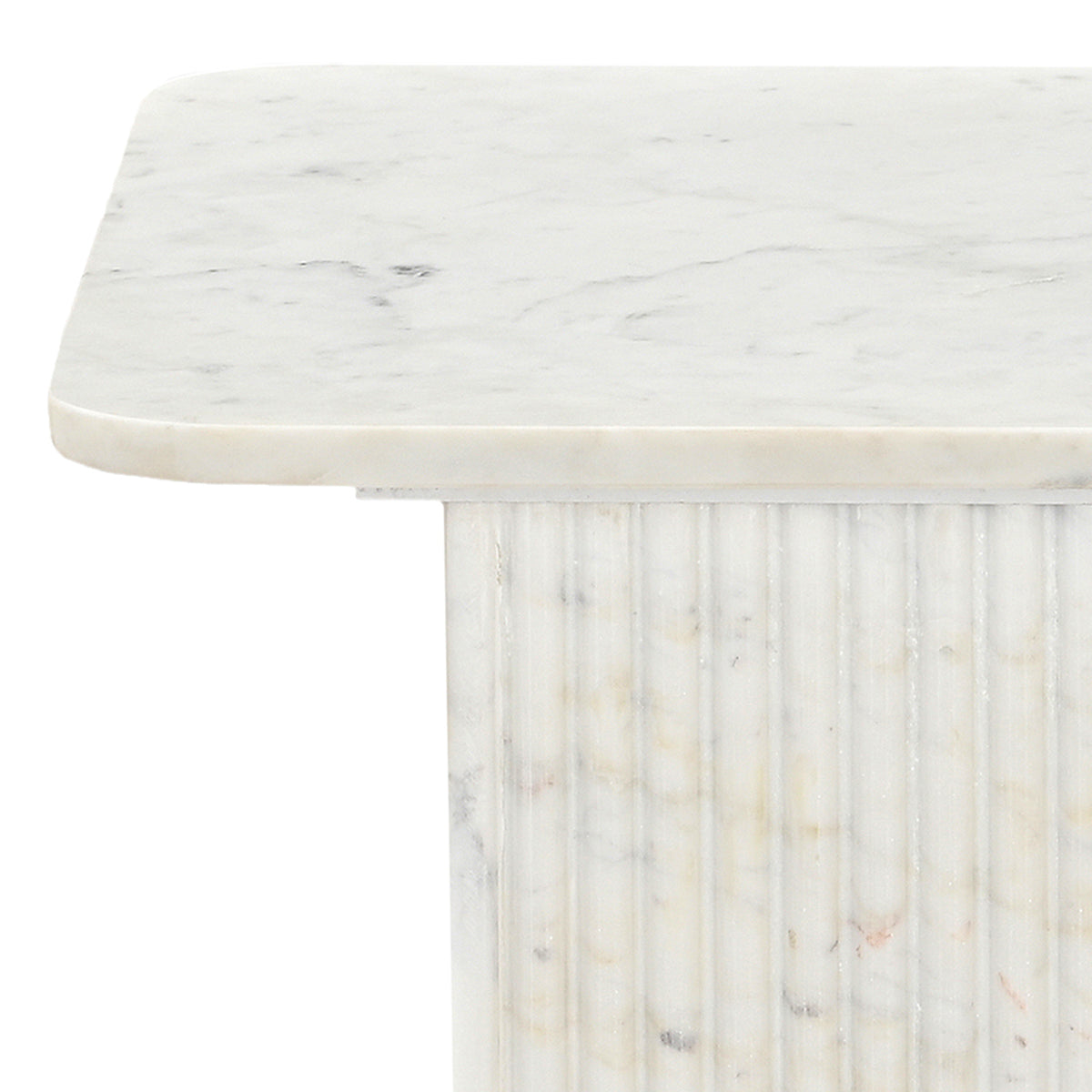 Roland Square Accent Table (White)