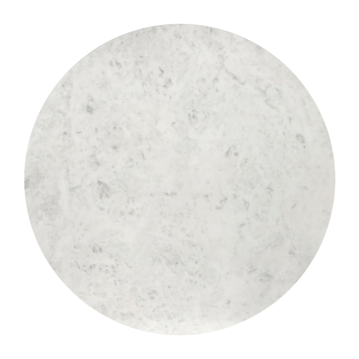 Reyna Round Accent Table with Storage (Black and White)