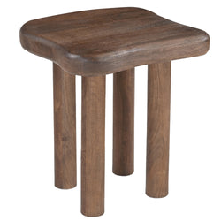 Zaloa Organic Accent Table (Dark Walnut)
