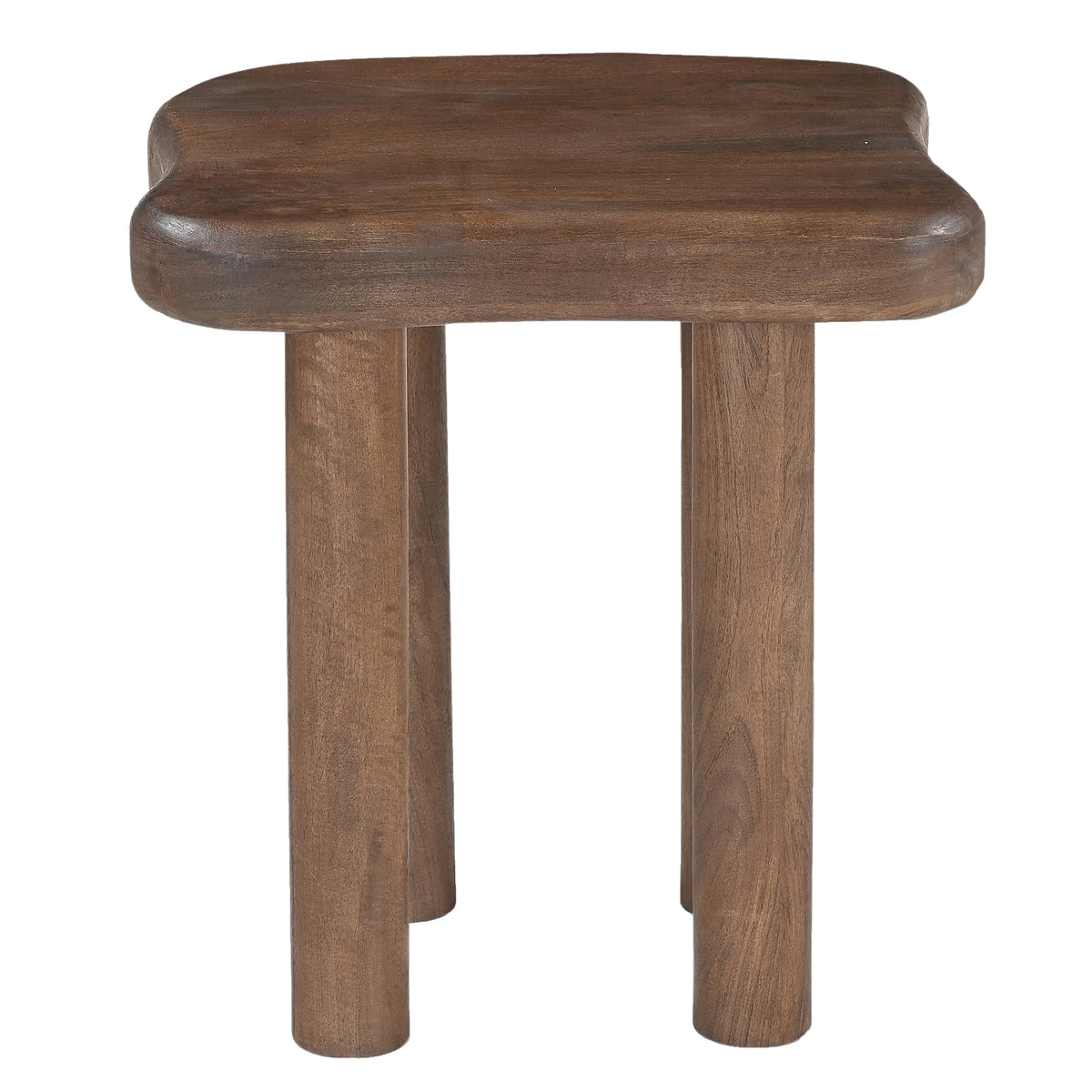 Zaloa Organic Accent Table (Dark Walnut)