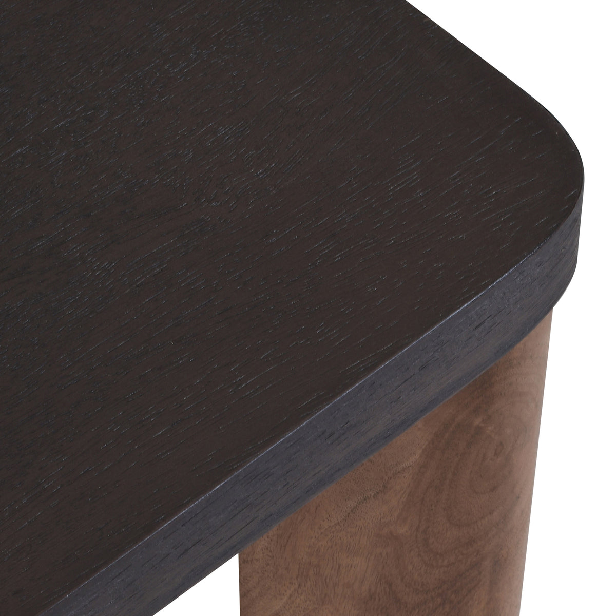 Merano Square Accent Table (Mocha and Walnut)