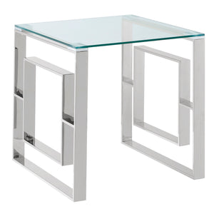 Eros Accent Table (Silver)