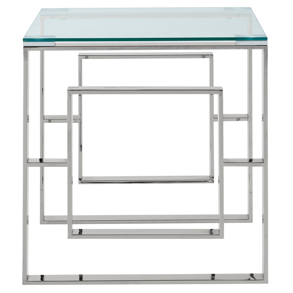 Eros Accent Table (Silver)