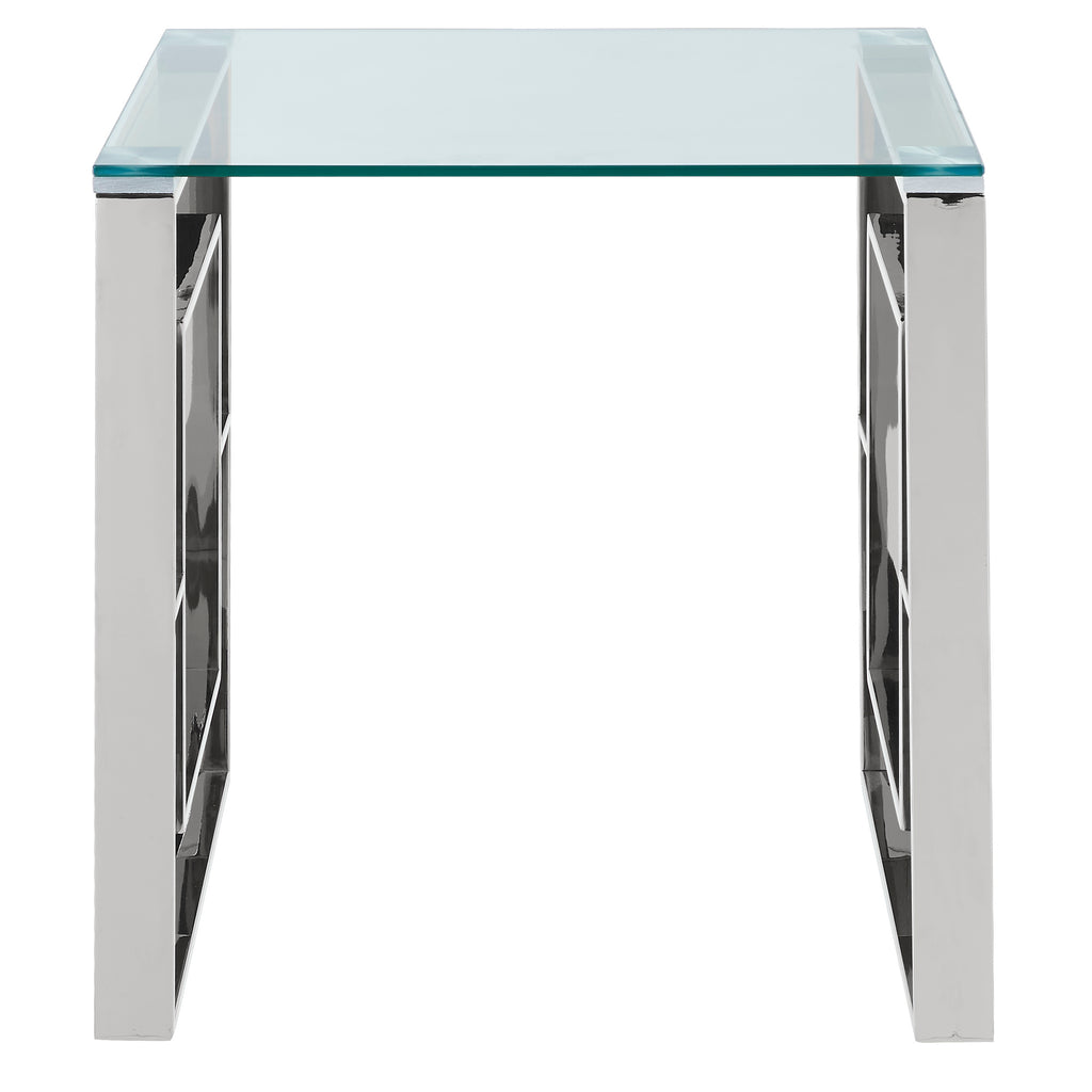 Eros Accent Table (Silver)