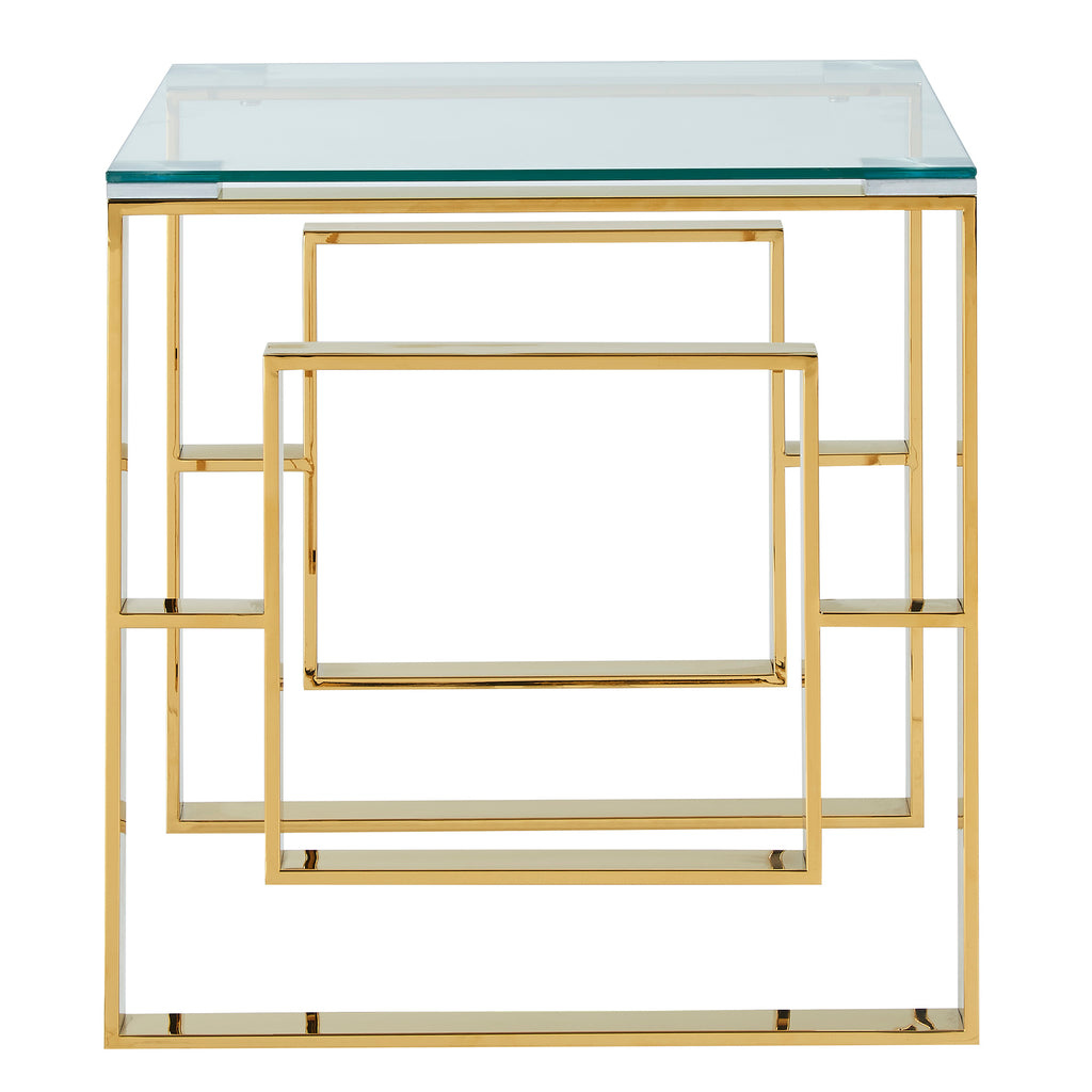 Eros Accent Table (Gold)