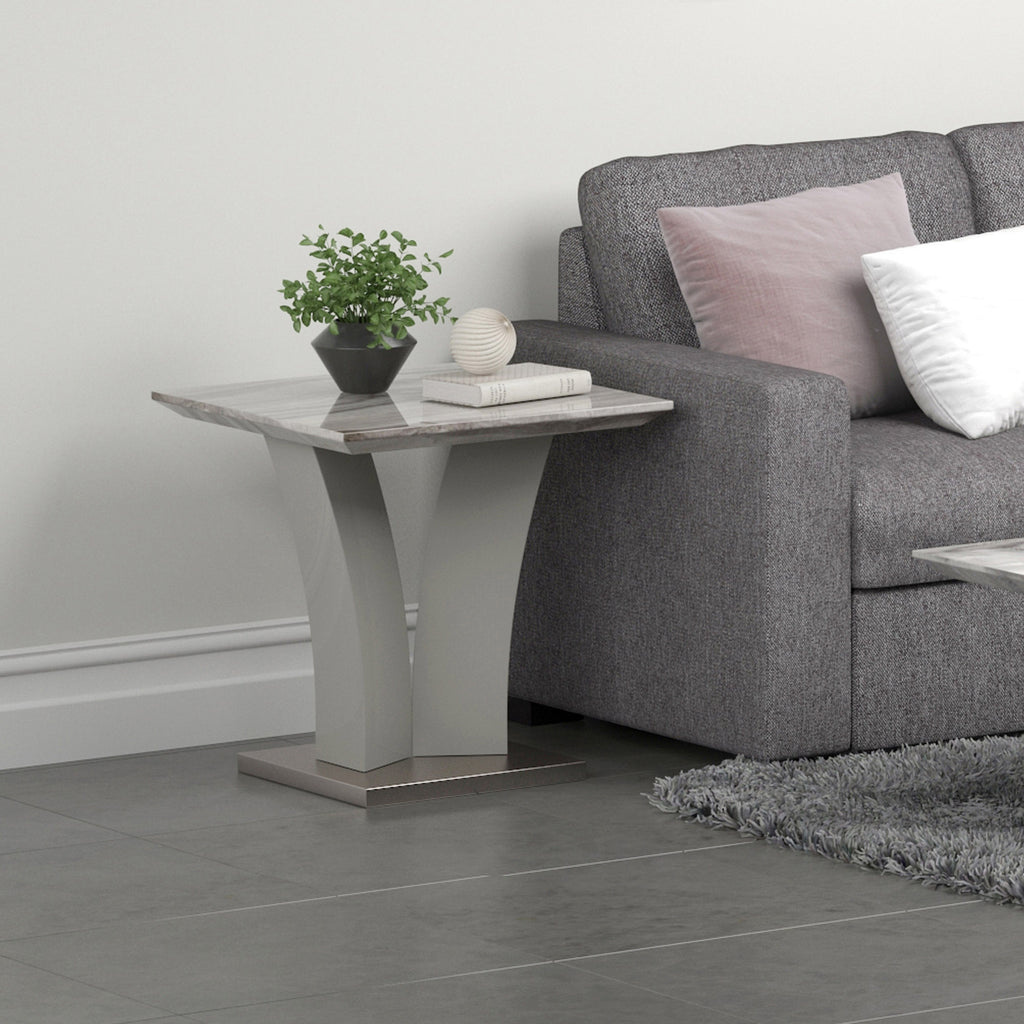 Napoli Accent Table (Light Grey)
