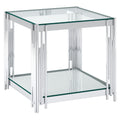 Estrel Large Accent Table (Silver)