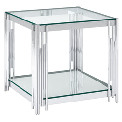 Estrel Large Accent Table (Silver)
