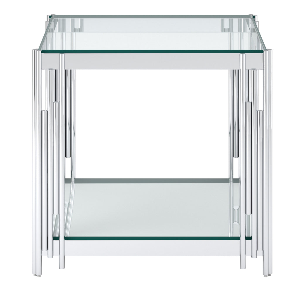 Estrel Large Accent Table (Silver)