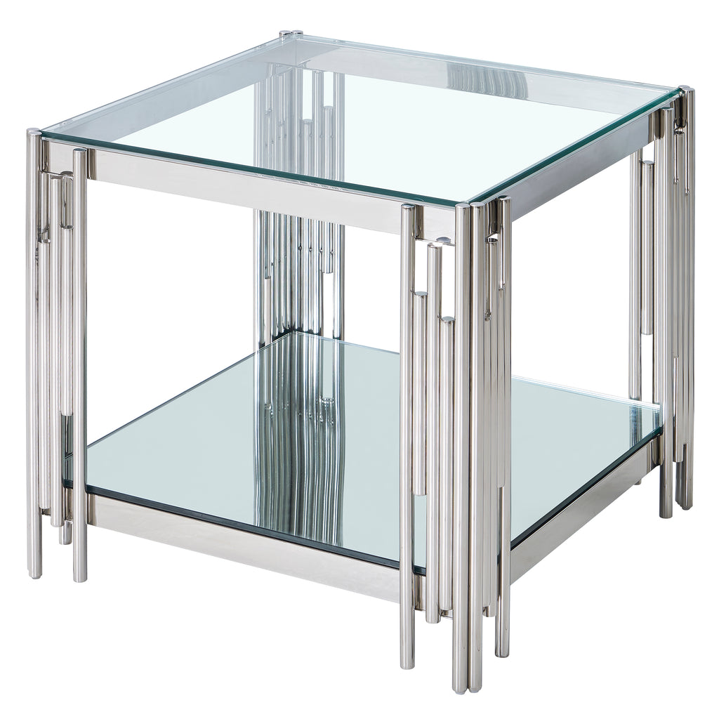Estrel Large Accent Table (Silver)