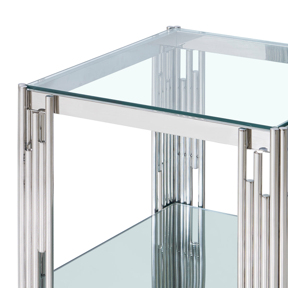 Estrel Large Accent Table (Silver)